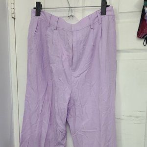 Nordstrom Lilac Straight Leg Trouser